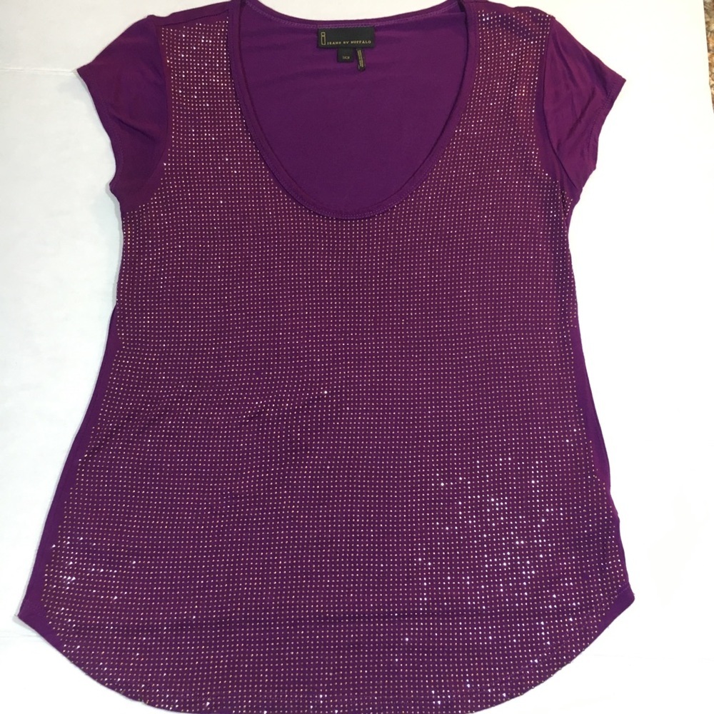 iJeans By Buffalo Purple Top SZ S